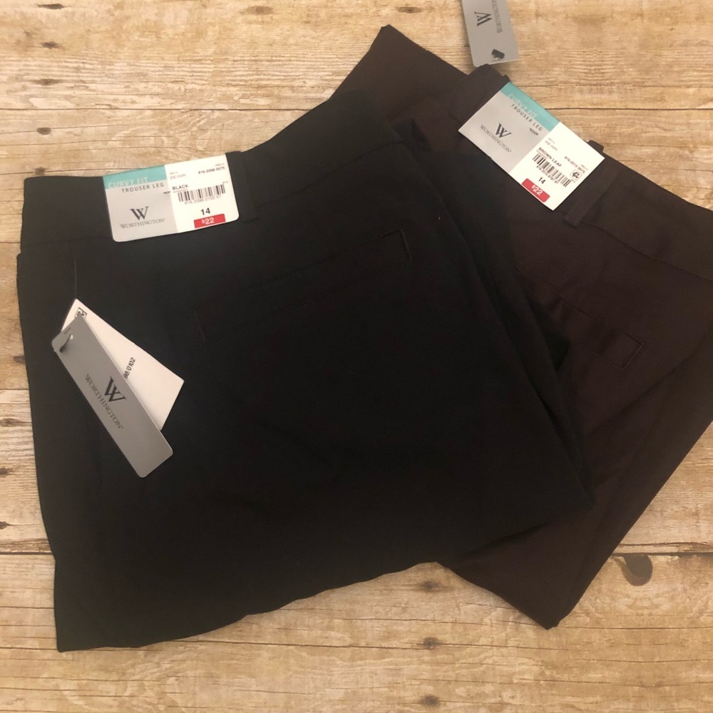NWT Worthington curvy trouser pant